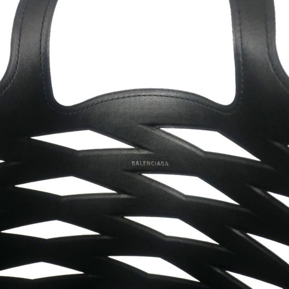 ★SOLD★ Balenciaga Neo Basket Tote Bag Black - Picture 7 of 9